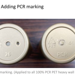 Epopack provides a visible commitment to sustainability with PCR marking